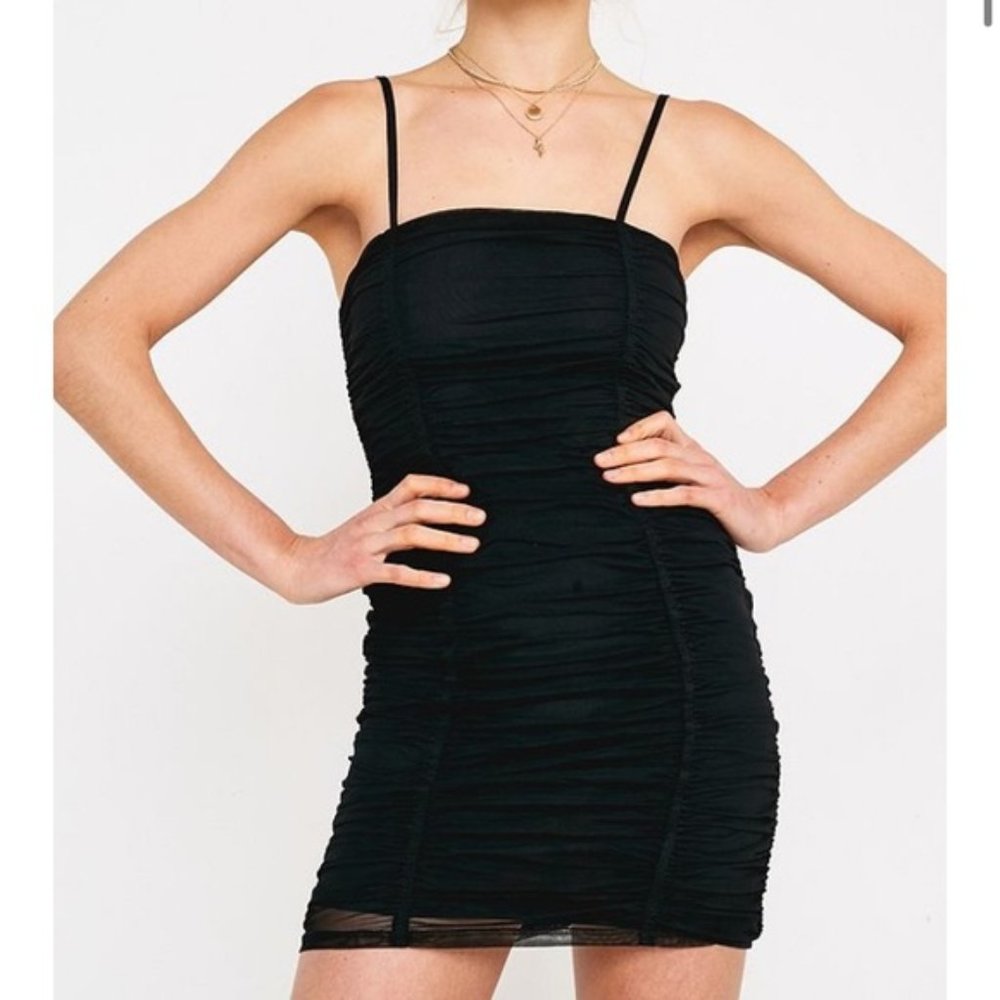 Urban Outfitters Bodycon Mini Ruched Dress Small